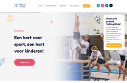 Screenshot van ons project voor Inschrijftool voor Kids4Kids