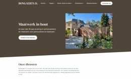 Screenshot van ons project voor Bongaerts D.